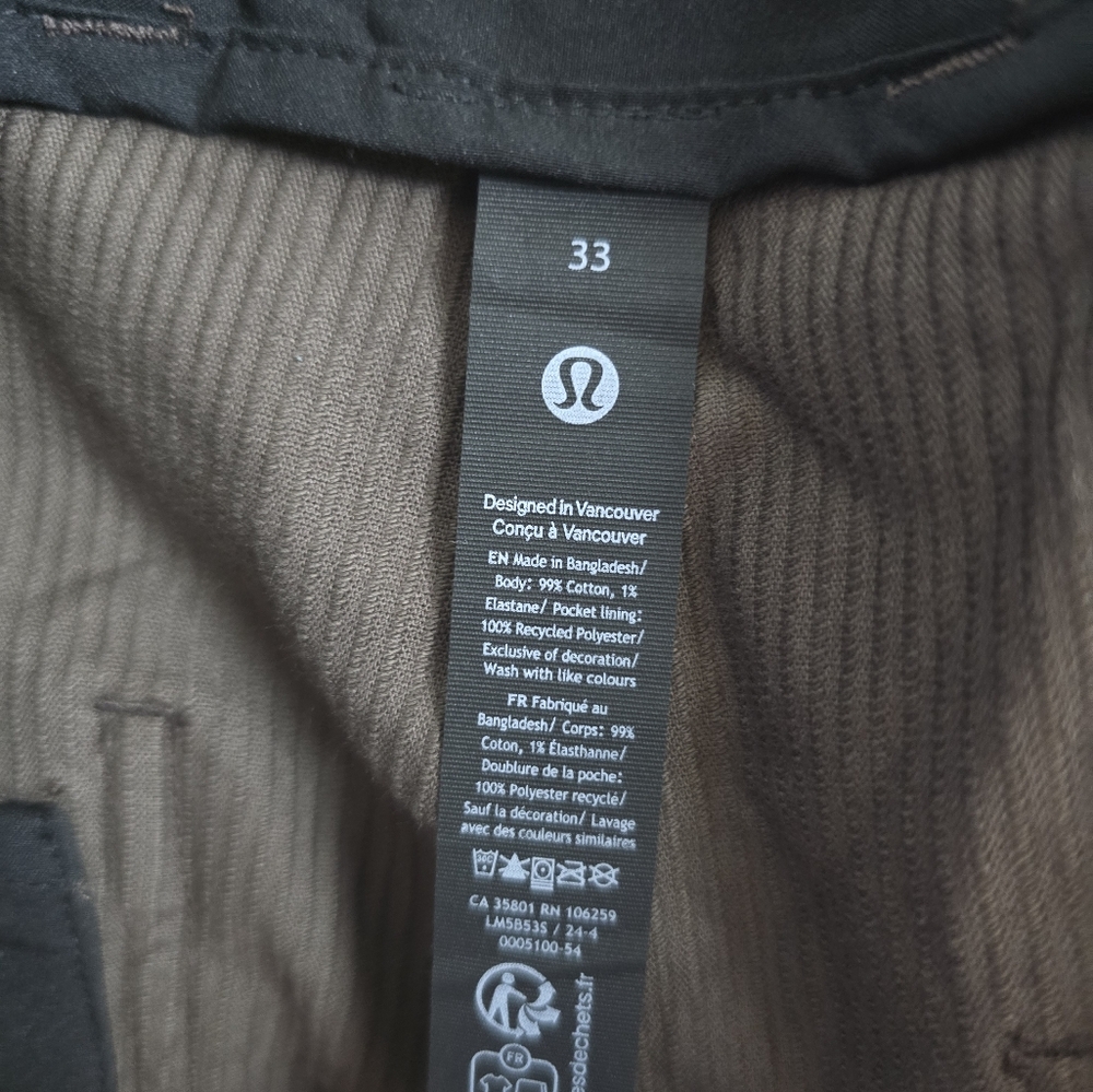 Lululemon Athletica Corduroy Classic-Fit PantRegular - Picture 9 of 9